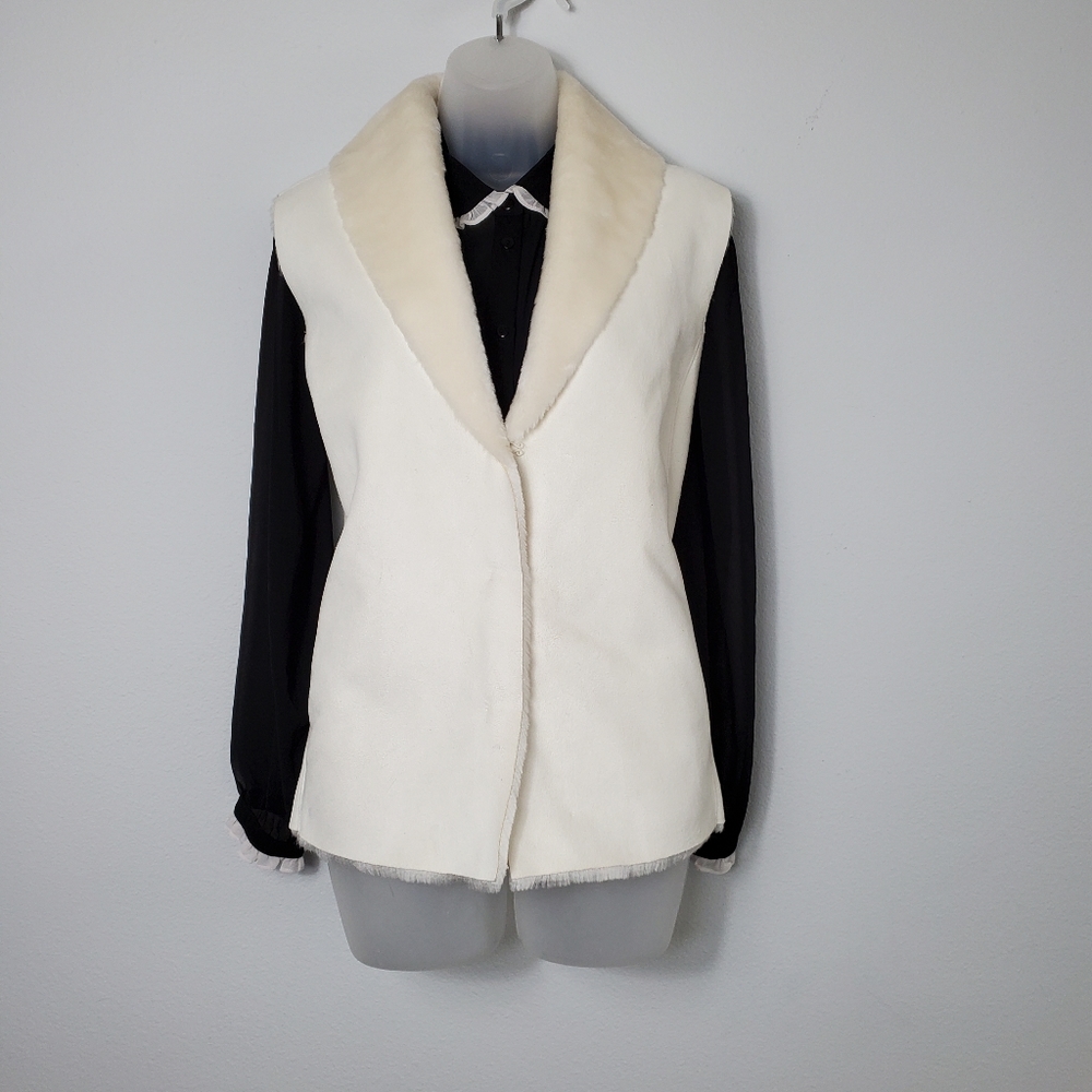 Ralph Lauren White Winter Vest - US L